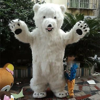 Nou Urs Polar Costum Mascota Costum Unisex Parada Rochie Costum Cosplay Rochie De Petrecere Costum Cadouri