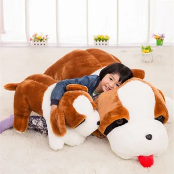 Fancytrader Animal Mare Shar Pei Câine Jucării de Pluș Gigant Umplute Câine de Desene animate Papusa Perna Copii Prezenta 140cm 55inch