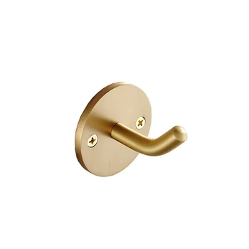 MTTUZK Alamă Solidă Aur Periat Haina Cârlige pentru chei Rotunde Europene Haina Cârlig Cârlig Prosop de Bucatarie cuier de Perete Accesorii de Baie