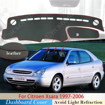 PU Piele pentru Citroen Xsara 1997~ 2006 tabloul de Bord Capacul de Protecție Pad Accesorii Auto de Bord Parasolar Covor 2005 2004 2003