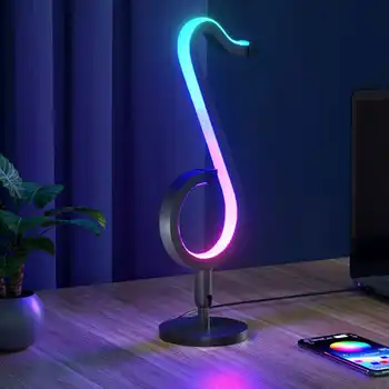 RGB LED Lampa USB Reîncărcabilă Lumina de Noapte pentru Camera de zi Dormitor Home Decor Petrecere Copii Adulti Cadou Lampă de Masă Moda Forma