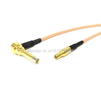 Noul Modem Cablu de Extensie MS156 Unghi Drept Pentru a CRC9 Plug de sex Masculin RG316 Cablu Coaxial 15CM 6 inch Coadă