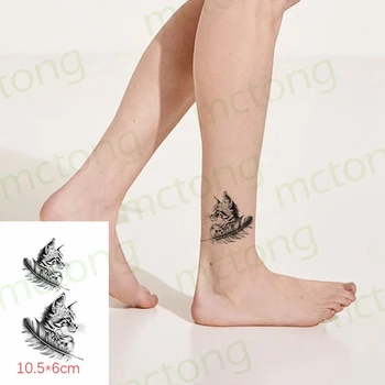 Impermeabil Tatuaj Temporar Autocolant Pene biletel de Dragoste Element copii Body Art Picior, Braț, Piept Fals Tatuaj Flash Tatuaj pentru Barbati Femei