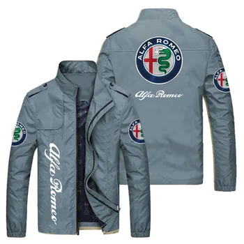 2022 NOUĂ Primăvară de Toamnă Bărbați ALFA ROMEO LOGO-ul jachete Populare Tipărite de moda casual liber biker geaca de Barbati pe strada uniforma de baseball