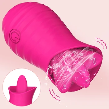 Limba Lins G Spot Clitoridian Vibrator Clit Tickler Jucărie Sexuală pentru Femei 10 Model de Vibrator Vaginal Masaj Adult Orgasm Produs