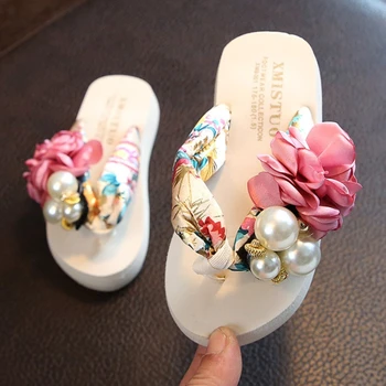 Vară Nouă Alunecare de Copii Flip-flop-uri de Fete la Modă Pantofi de Plaja Femei Sandale Exterior Copil Papuci de Plaja pentru Fete Sandale