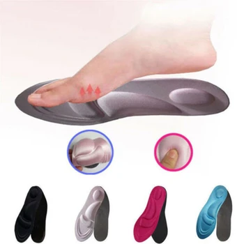 4D Masaj Tălpi Sport Absorbție de Șoc Femei Spumă Moale, Elastic, Respirabil, Confortabil, Burete Pantofi Pad Picior de Îngrijire a Introduce