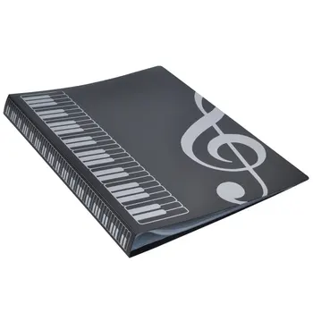 80 de Coli A4 Carte de Muzică Dosare Pian Scor Formația Corală a Introduce de tip Folder Muzica Consumabile Impermeabil de Stocare de Fișiere Produs Fierbinte