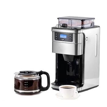 Automată Mașină de Cafea Electric Bean Rasnita 2 in 1 American Filtru de Cafea, ceainic Ceainic Pentru Biroul de Acasă