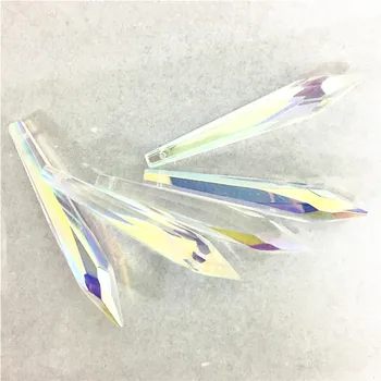 Mutlifaceted Orbitor 100PCSChandelier Cristale 100mm Turturi de Cristal AB Ornamente Aurora Borealis Cristale Prismatice