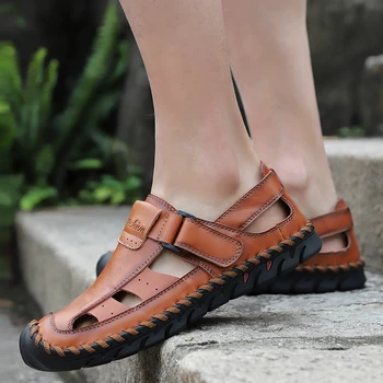 adidasi sandalsslippers flip zomerschoenen mens deportivas schuhe vara de piele sandles masaj zapatillas de sex masculin zapatos