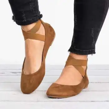 Plat Pantofi Casual Femei Mocasini Toamna Retro Confortabil Respirabil Slip-On Moale Plat Pantofi cu Toc Plus Dimensiune Zapatos De Mujer
