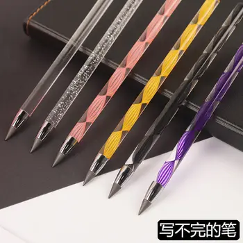 Rechizite student decompresie pen veșnică pen sticlă creion drăguț moda de mare valoare negru tehnologie de scris stilou