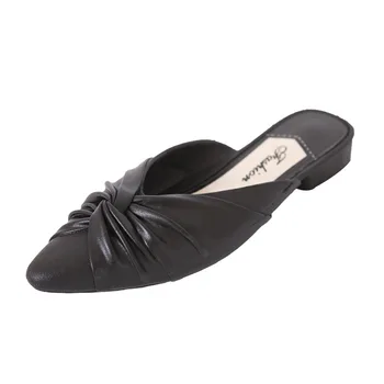 2021 Vara Noi de Pantofi pentru Femei Brand Pvc Subliniat Toe Damele de Lux, Fashion Party Sandale cu Toc mic Pompe Doamnelor Papuci Negru