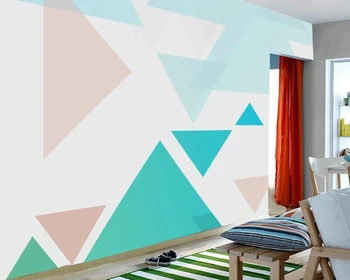 Personalizat papel DE parede 3d,Minimalist geometrică pătrat pictura murala pentru camera de zi canapea dormitor restaurant fundal de decor