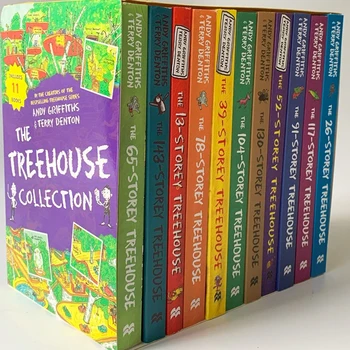 Engleză pentru copii poveste de carte imagine de carte în limba engleză set de 11 Etaje Copac intample Copil Copac Aventuri Cutie