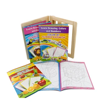 Popular engleză Puzzle pentru Copii Educație Carte de Colorat Graffiti Pictura Carte de Colorat Cărți Libros de Artă