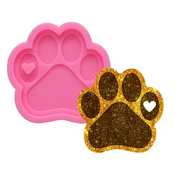 DIY Rășină Labă de Urs Stil Tort Mucegai 8cm Roz Pentru Decor Ușor de Presă Rășină Mucegai DIY Cristal Breloc Bucătărie Gadget