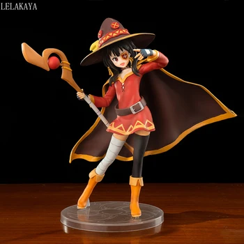 20cm Binecuvântări pentru o lume mai bună! Anime-ul japonez limitat premium Megumin Fată Magică figura 1/7 scară PVC modelul ziua jucarii