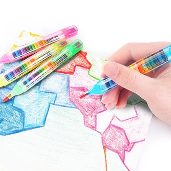20colors Creion Student Desen Creion de Culoare Multicolor Art Kawaii pentru Copii Cadouri