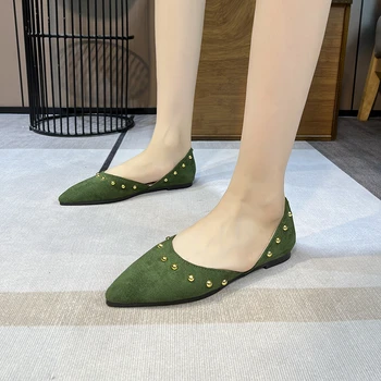 2023 femei balerini nit pantofi casual slip-on de birou confortabil desculț apartamente Mocasin de modă plus dimensiune