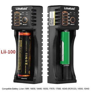Rechareable Baterie Încărcător de Baterie pentru 18650 26650 4.35 V / 3.2 V / 3.7 V / 1.2 V Liitokala Lii-100