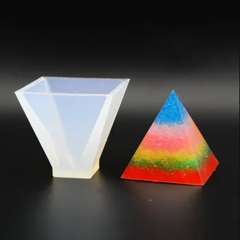 Romantic Piramida Silicon Mucegai DIY Rășină Decorative Mucegai de Artizanat Bijuterii de Luare a Mucegai