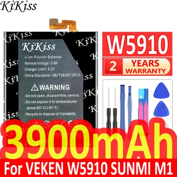 KiKiss Baterie Pentru VEKEN W5910/SUNMI M1 V2Pro V2 Pro V2 V 2 Baterii Batterij + liber tloos