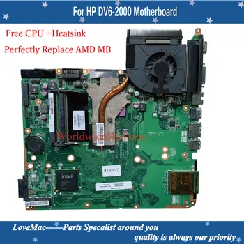 511863-001 Pentru HP Pavilion DV6-2000 Placa de baza Gratuit CPU radiator Perfect Compatiable AMD problema Pentru 571187-001 571188-001