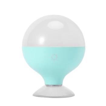 Ventuza Oglindă Bec, LED Reîncărcabilă Blub Lumina de Noapte, Reglabil Culoare și Luminozitate pentru Machiaj Masa de Dressing