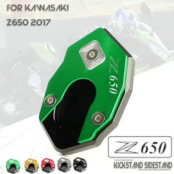 Accesorii motociclete Kickstand Sidestand Sta Extensia Marire Pad pentru Kawasaki NINJA 650 ER6N ER6F 2011-2014