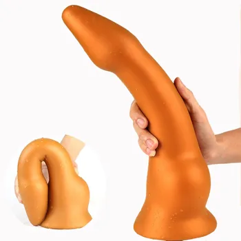 Lichid De Silicon Animal Imens Vibrator Șarpe Mare Dop De Fund, Vagin Anal Expander Moale Timp Mare De Vibratoare Pentru Femei, Jucarii Sexuale Conslador.