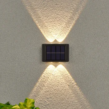 Lampa Alb/Cald Lampă Solară Alimentat de lumina Soarelui LED Lumina Solara de Exterior rezistent la apa IP65 Senzor de Mișcare pentru Gradina Decorative de Exterior