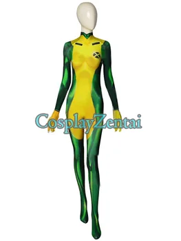 Rogue Cosplay Costum de Spandex Imprimare 3D Cosplay Zentai Body pentru Femei/copii