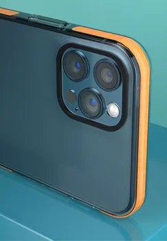 Nou Lux Pentru Iphone13pro două culori tpu apple 14Plus transparent toamna dovada 12 telefon mobil coajă moale pentru 11/x caz de protecție