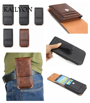 KAILYON Pentru AGM X1 5.5 inch Telefonul Caz Pungă de talie sac de Pietoni Serie Verticalitate Portofel Husă Curea Clip Cazul Toc