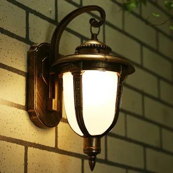 În aer liber lampa de noptiera in stil European lampă de perete curte în aer liber lampa impermeabil balcon, lampă de perete lampa de gradina LB12139