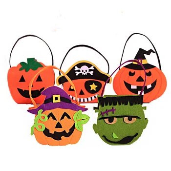Nouă Pungă de Bomboane Decor de Halloween Consumabile Sac de Decor Scenă de Desene animate Tote Bag la Jumătatea Anului Festival de Halloween pentru Copii Cadouri
