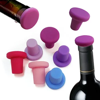 9 Culori Dop Sticla Capace De Sticle De Vin Dop De Familie Bar Conservarea Instrumente De Silicon Design Creativ În Condiții De Siguranță Și Sănătos