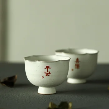 Jingdezhen Stil Japonez Pulbere Serie Glazura De Mână-Pictat Flori Ceașcă De Ceai Din Ceramica Set Degustare De Ceai Ceașcă De Master Ceașcă De Ceai Înmuiate Cra
