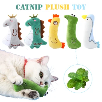 Catnip Jucărie Pisici Produse pentru Animale de companie Pisica Drăguț Jucării pentru Pisoi Dintii de Slefuire Pisica de Pluș Degetul mare Perna Accesorii pentru animale de Companie Proteja Gura