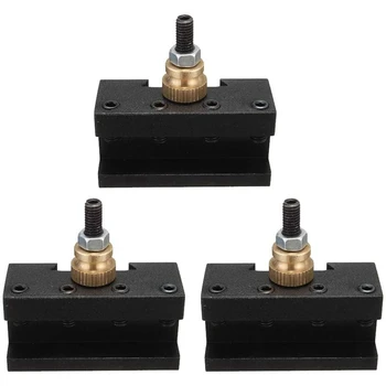 3Pcs Mini Strung Rapid Instrumente de Schimbare Post Holder Kit (1/4-1/2Inch), CNC de Alezat/de Cotitură/Confruntă Titularul Set