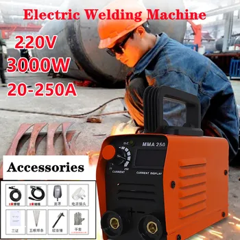 220V 20-250A Curent Regulament Electric Aparat de Sudura de uz Casnic Automat Portabil Eficient Electric Aparat de Sudura Set