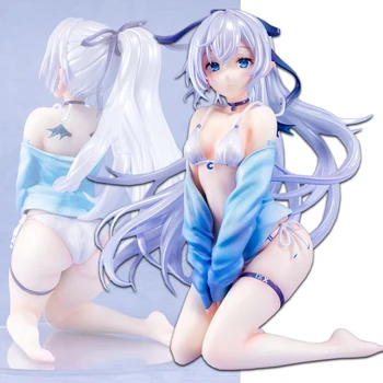 Zone.Jucărie Waifu Figurina Hentai Anime Fată Figura Aqua-chan - 1/7 Colectie, Model Toy Anime Fata Sexy Aruncat de Pe Figurina