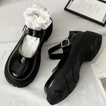 Mary Jane Japoneza Jk Pantofi din Piele Student Versiunea coreeană Drăguț Lolita Pantofi Retro Stil Britanic 2022 Nou Pantofi pentru Femei