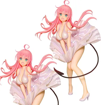 23CM Figura Anime de Dragoste-ruse Fata de Întuneric Lala Satalin Debyluk Rochie de Poziție Kawaii Model de Păpușă Jucărie Cadou Colecta PVC