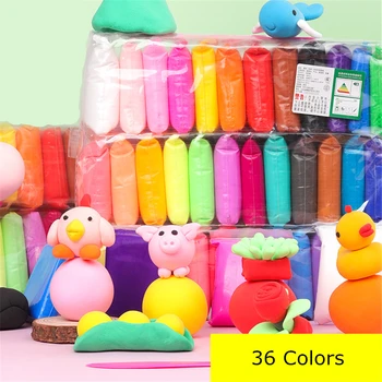 36 Culori Uscate la Aer, Argilă,BRICOLAJ, modelaj în Lut cu Instrumente,Ultra Light Creative Magie de Lut pentru Copii,Incepatori