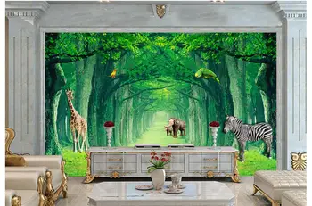 3d tapet personalizat tapet non-țesute 3 d peisaj forestier de animale de fundal picturi murale 3d murală decorare tapet