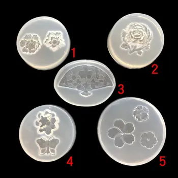Oglinda Floare UV Adeziv Epoxidic Mucegai Trei-Dimensional a Crescut Fluture Flori de Mucegai DIY Cristal Material Adeziv