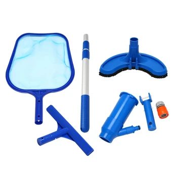 HOT-Piscina Kit de Curățare Piscină Aspirator Skimmer Net cu Plasă Cu ochiuri Fine de Curățare Instrument Pentru Piscine supraterane Spa-uri